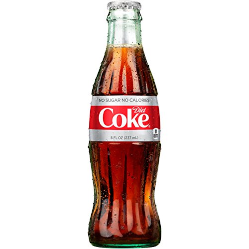 Diet Coke Glass Bottles 4(6 Packs) F470502