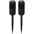 Black Waterproof Indoor and Outdoor Speakers, 2 Count Q141
