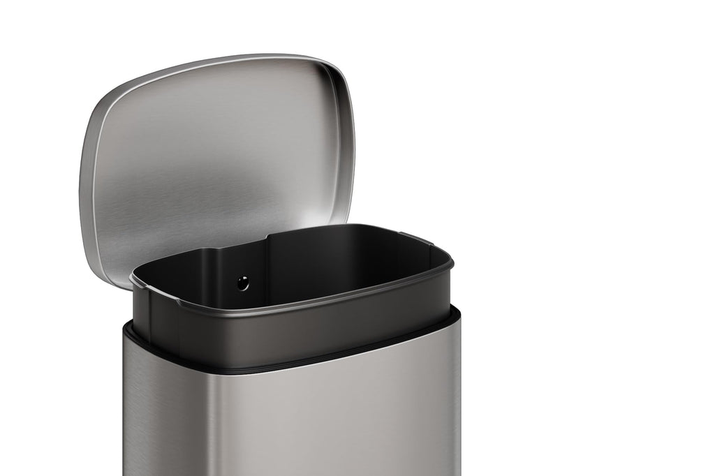 Step-on Stainless Steel Kitchen Trash Can 13 Gal S254