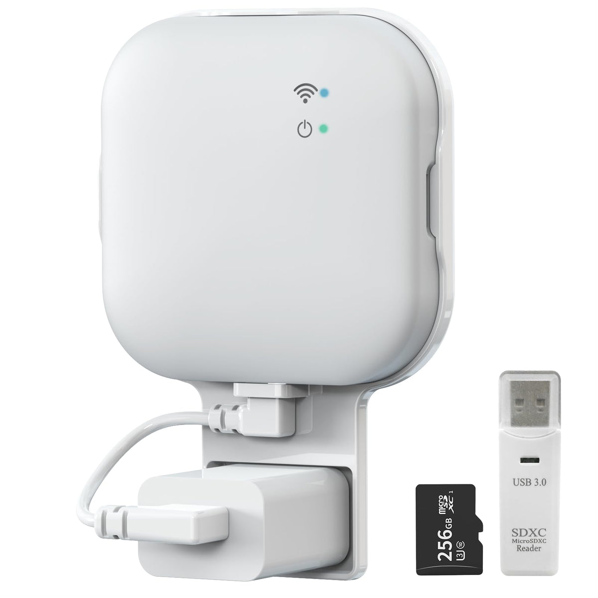 256GB MicroSD Card and Wall Mount with USB-C Cable V921