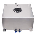5 Gallon 20L Polished Aluminum Fuel Cell Tank with Cap and Level Sender L417