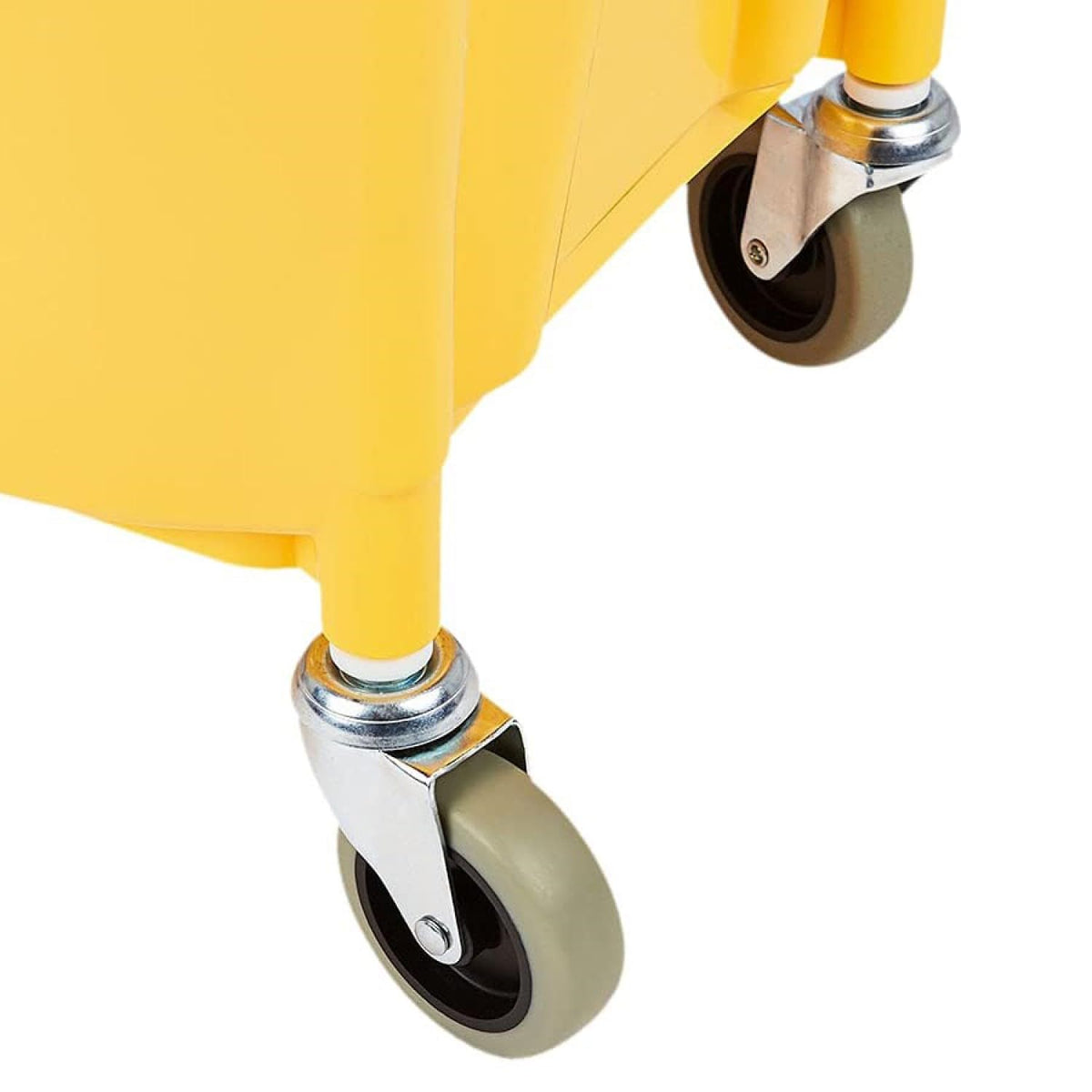Rectangular Mop Bucket with Down Press Wringer Combo, 35-Quart, Yellow R48680