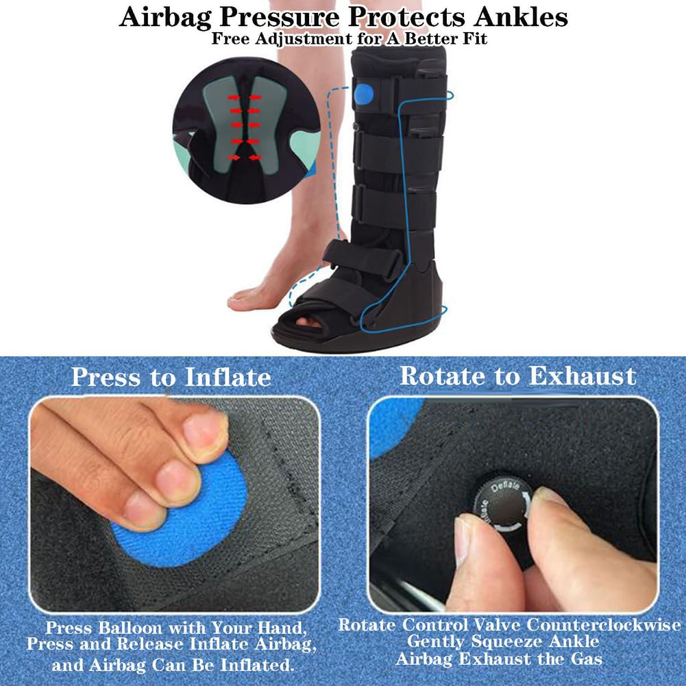 Cast Air Walker Leg Brace Support K996