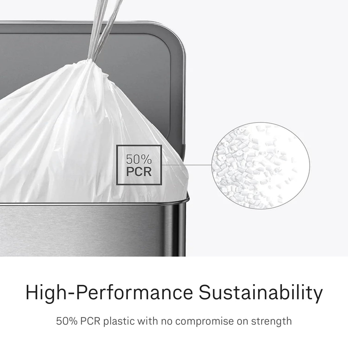 100 Count Drawstring Kitchen Trash Bags Y7637