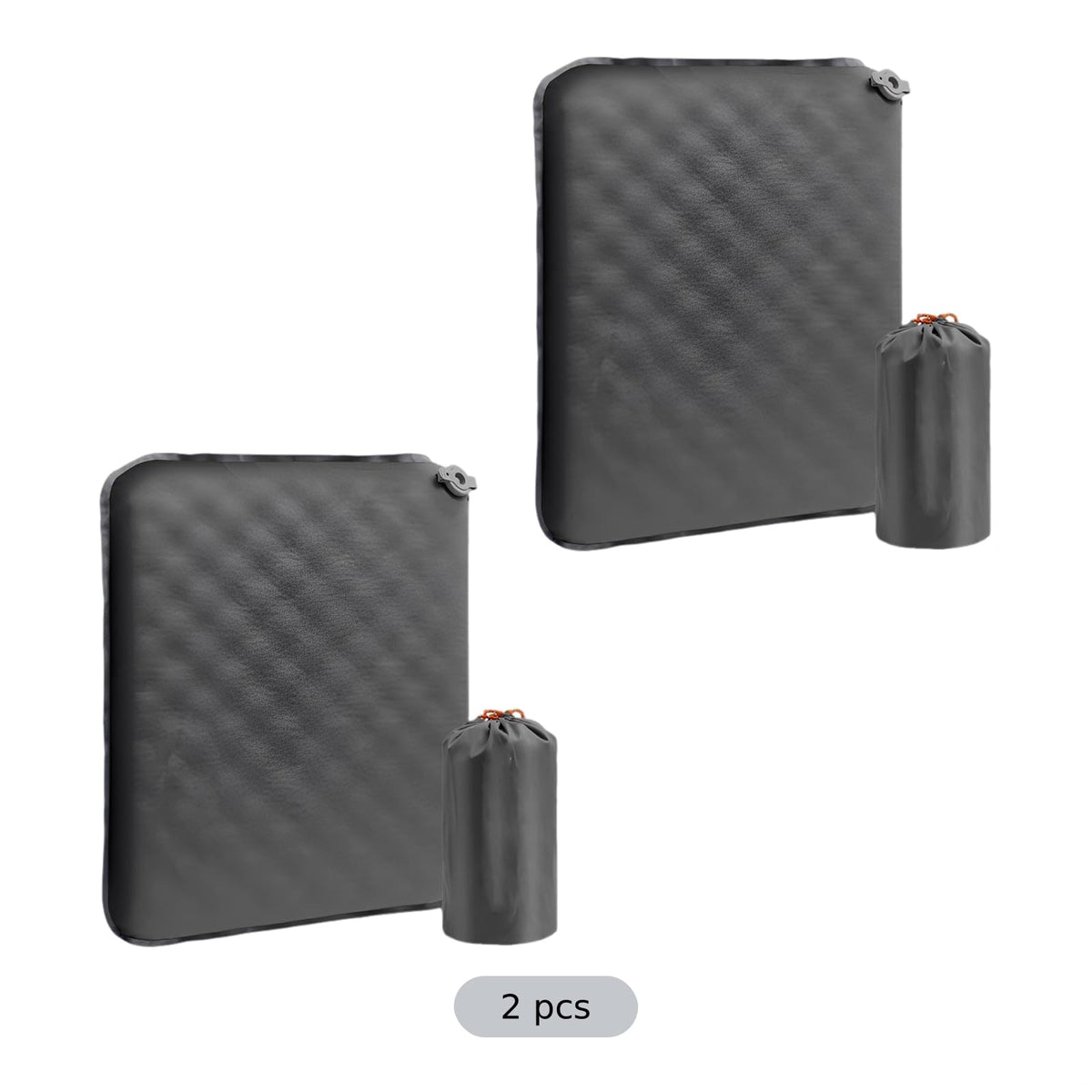 2 Pcs Inflatable Nylon TPU Seat Cushion A7610