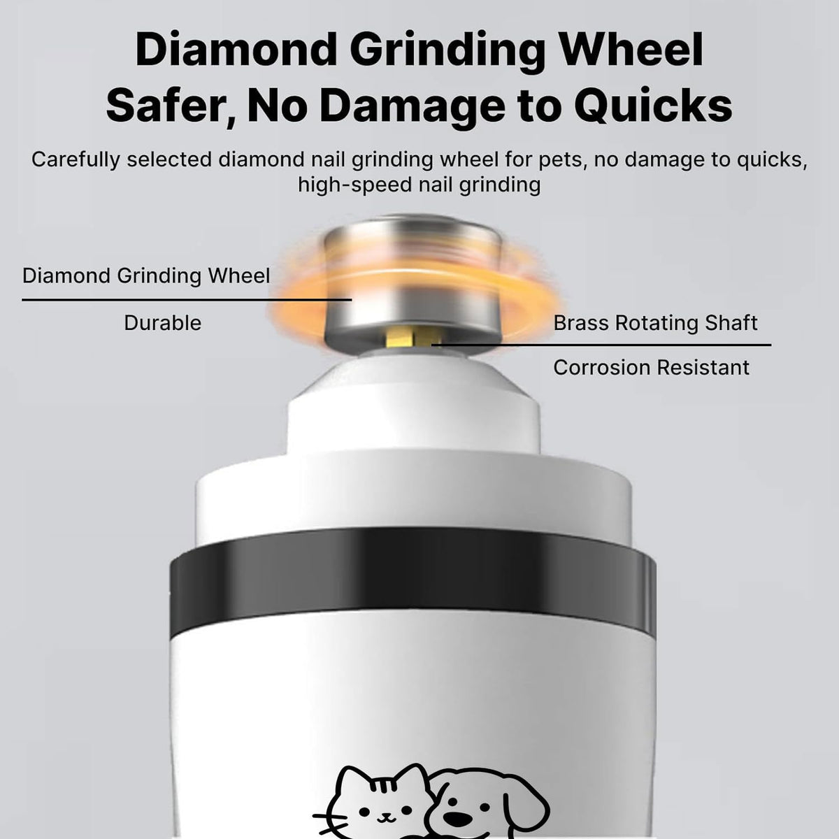 Dog Nail Scratch Board with Hand Strap + Dog Nail Grinder A55762