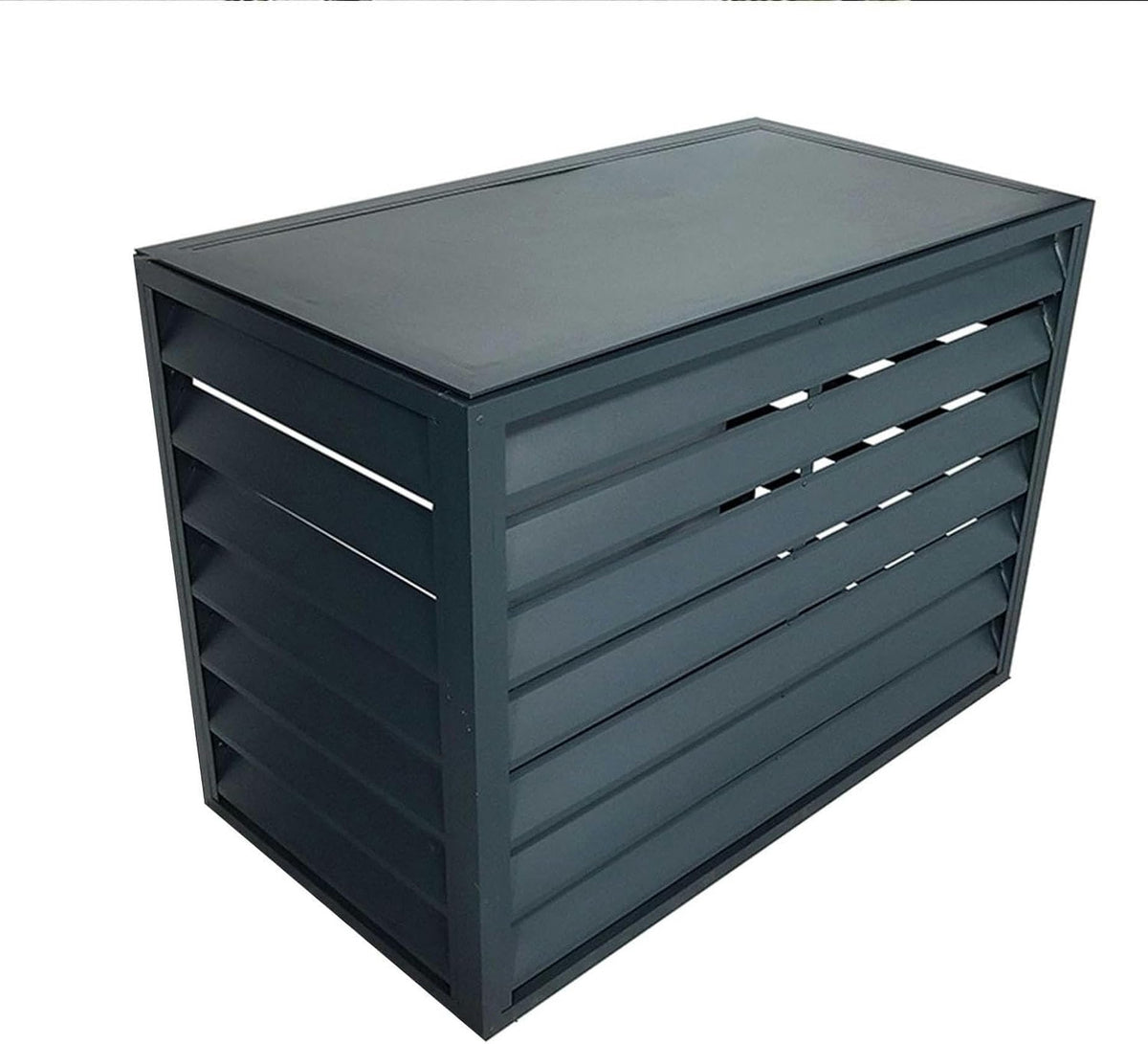 Air Conditioner Fence for Outside Units, Mini Split Pipe Cover, Aluminum AC Cover V759914