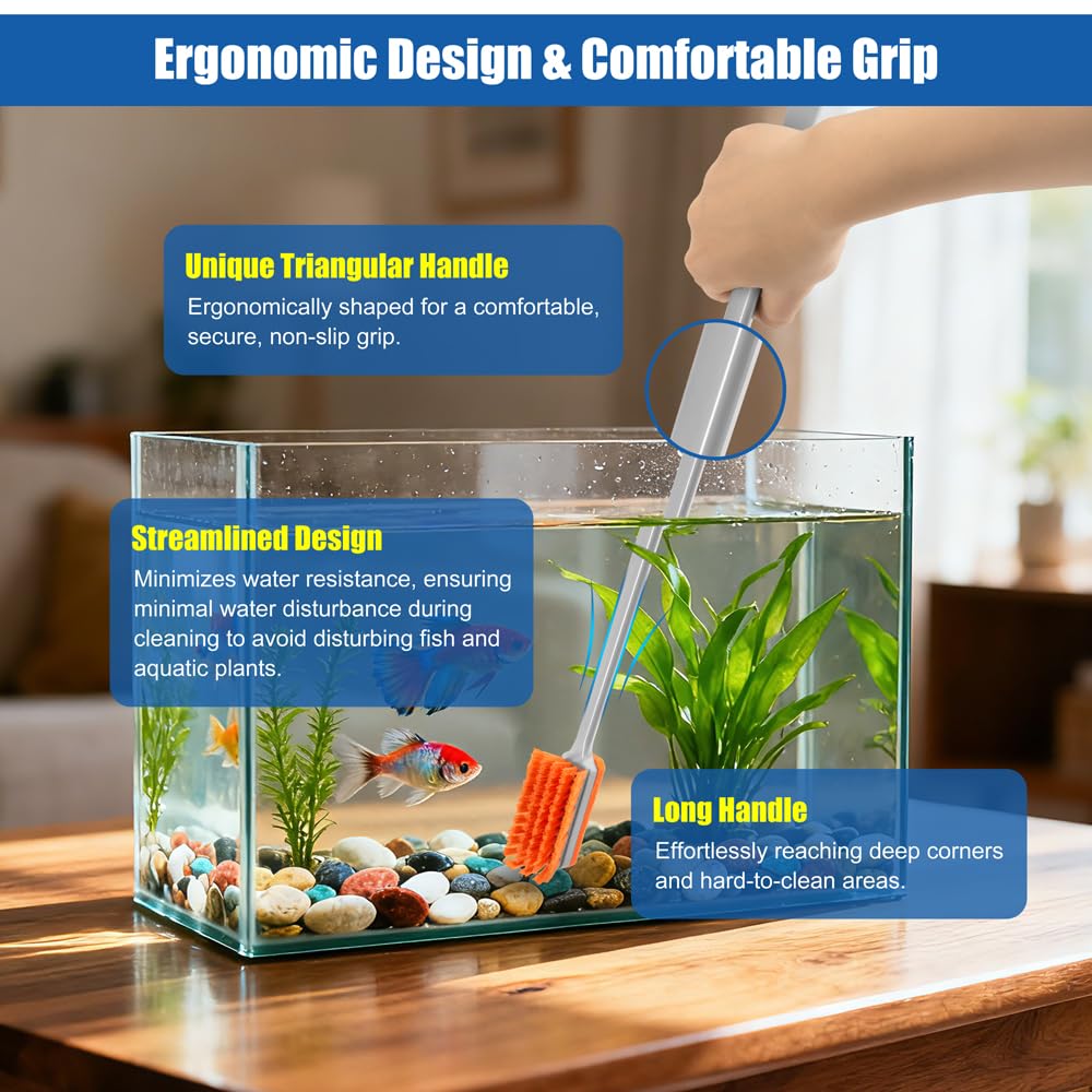 Small Glass Aquarium Algae Scraper T837378