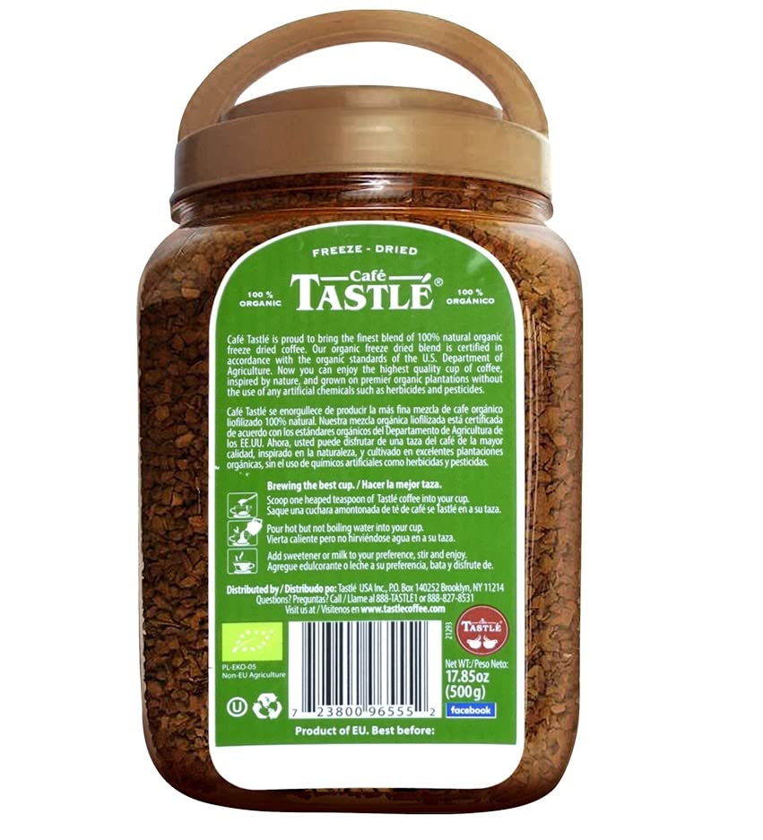 100% Organic Instant Coffee, 17.85 Ounce W1187