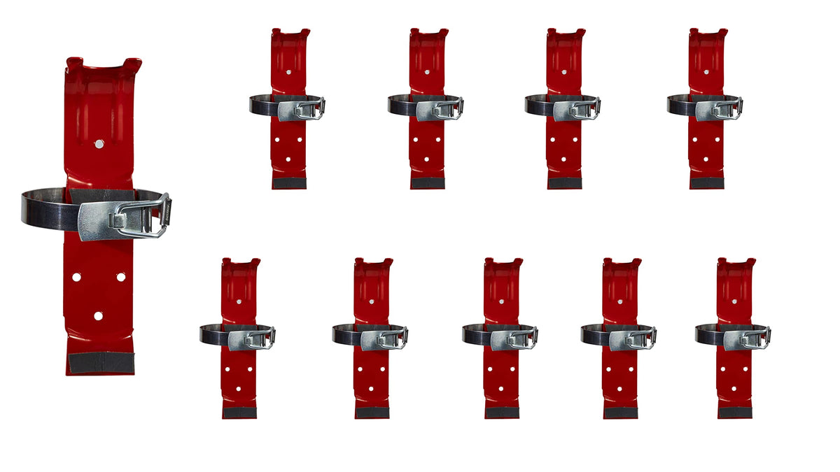 10 Pack 2.5 lb Fire Extinguisher Bracket D11016