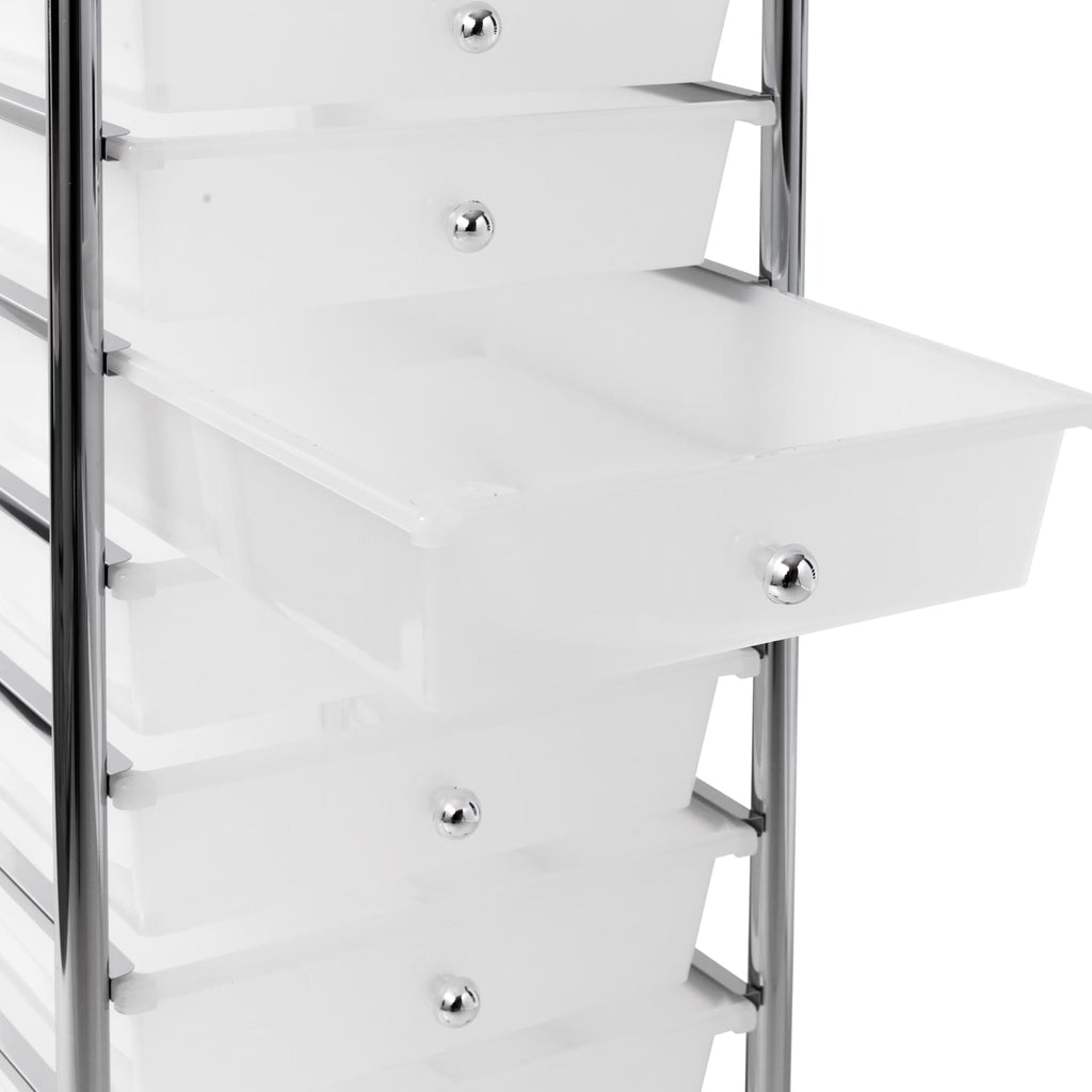 10 Drawer Rolling Storage Cart S248