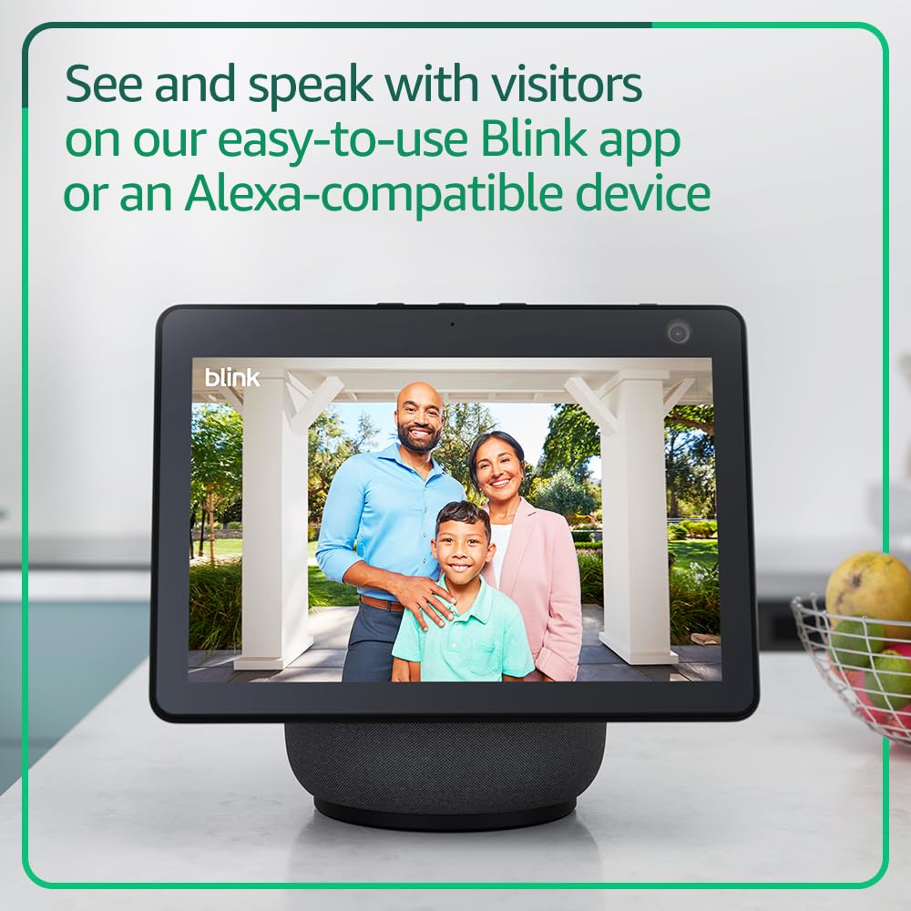 Wireless Video Doorbell + Outdoor Camera System T20242