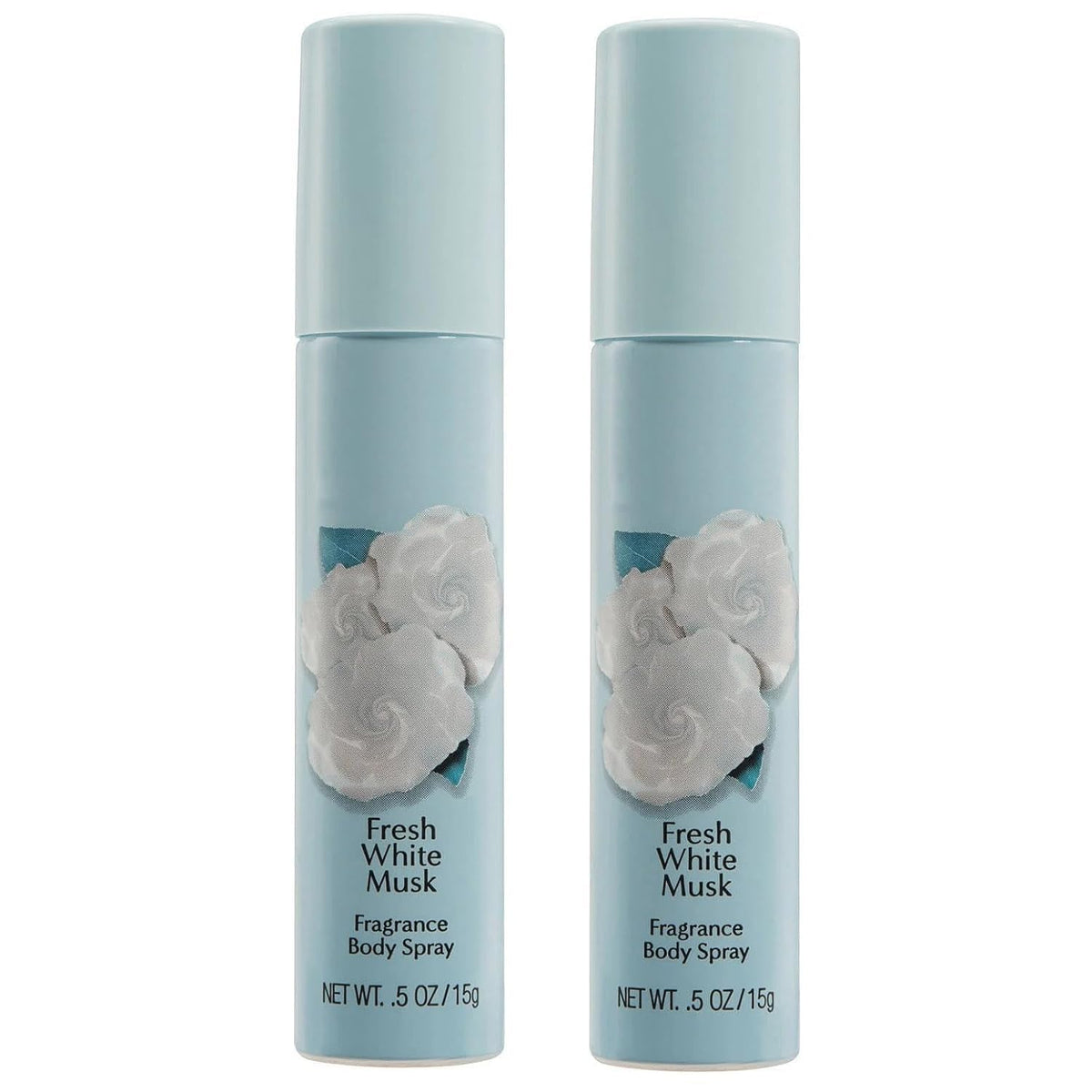 Fresh White Musk Body Spray 0.5 Fl Oz Pack of 2 C894