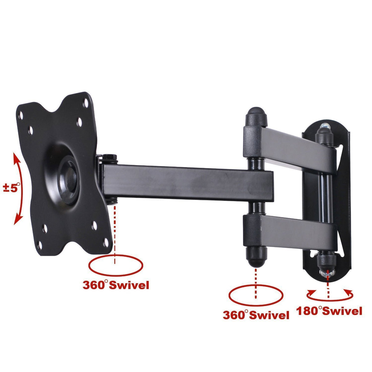 Articulating Swivel Tilt TV Wall Mount Bracket Y2658