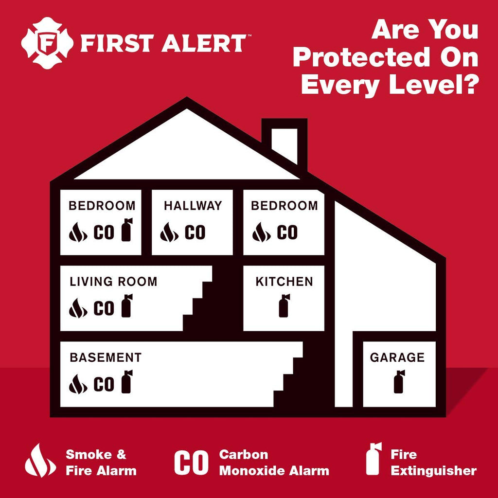 Battery Carbon Monoxide Alarm with Digital Display T534760
