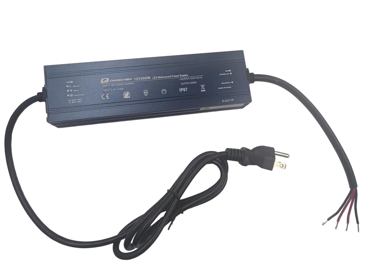 200W Waterproof IP67 12V DC Power Supply D959