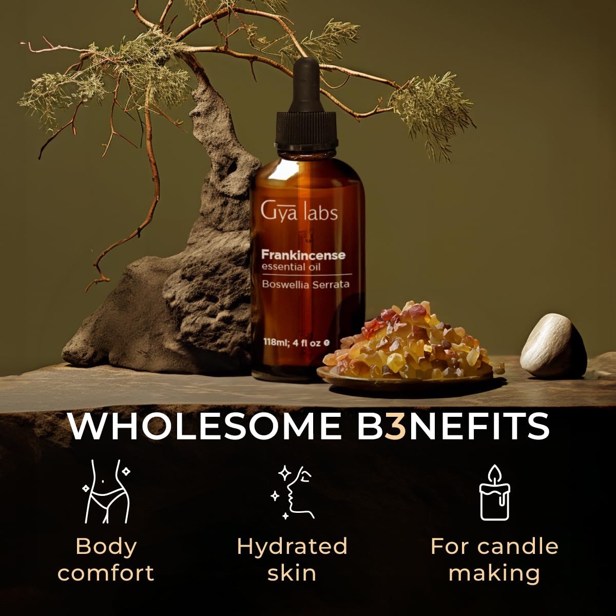 Frankincense & Lavender Essential Oil Set 2x4 Fl Oz J302