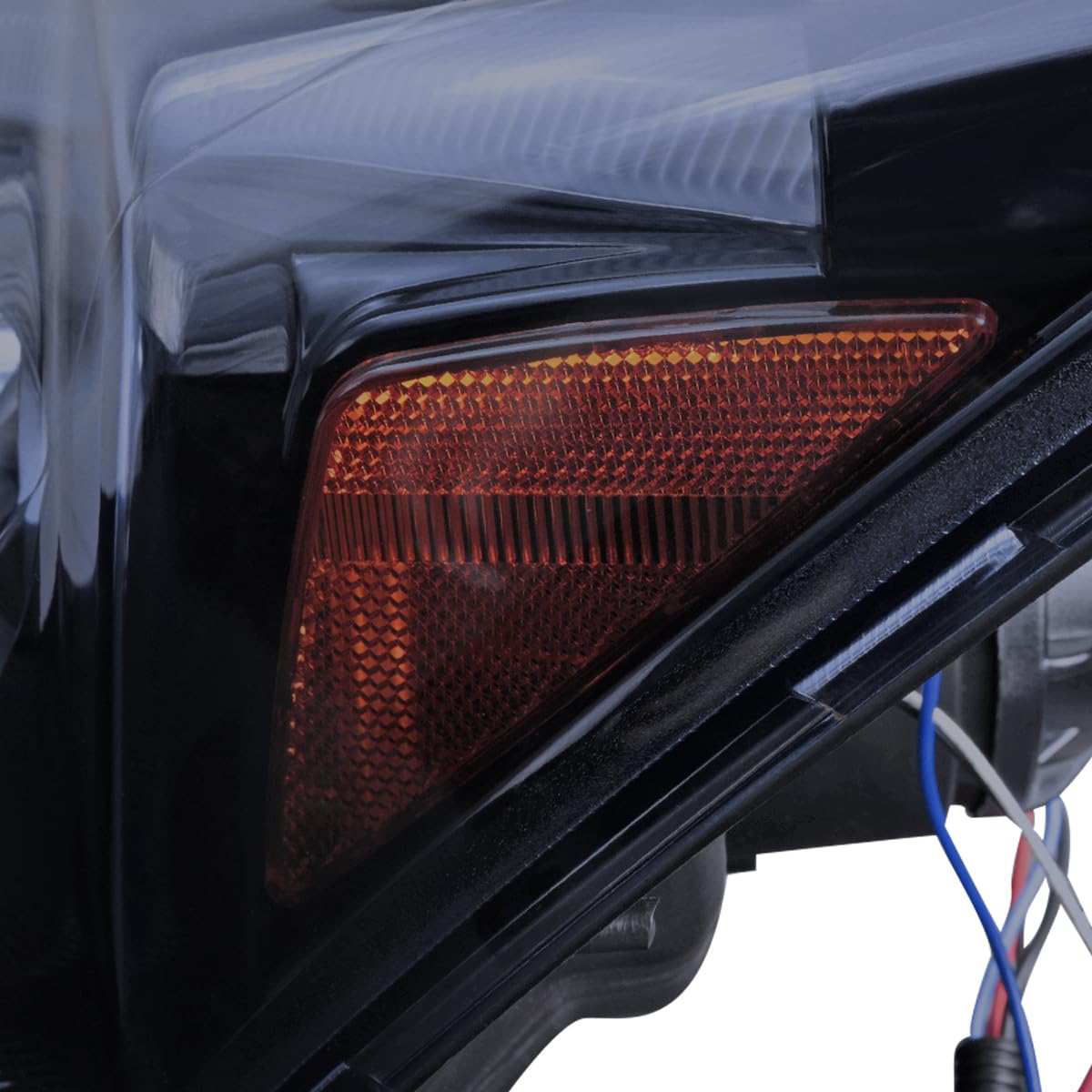Glossy Black LED Projector Headlights A2384