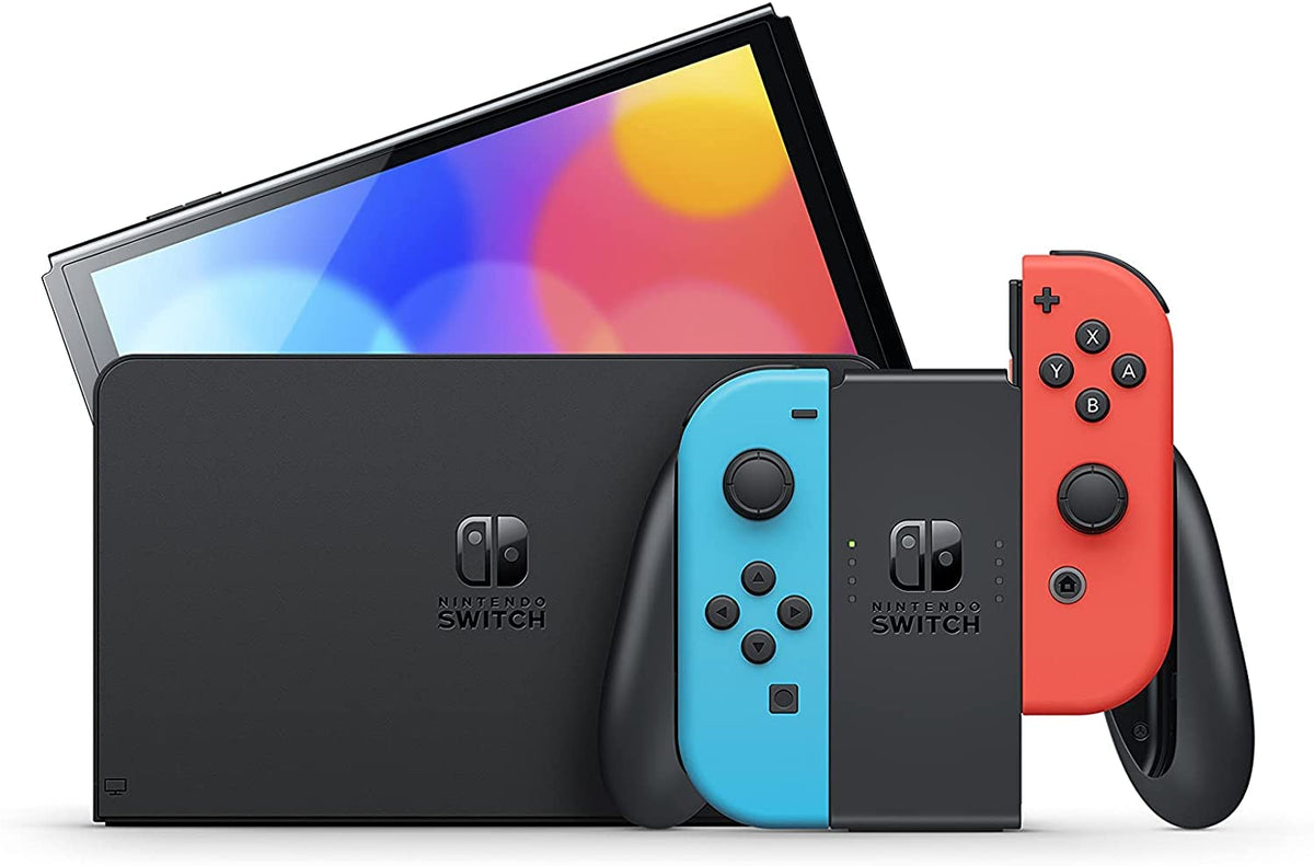 Nintendo Switch OLED Model Neon Red & Neon Blue Joy-Con F574861