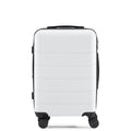 20 Inch White Expandable Hard Shell Carry-On Luggage G8132