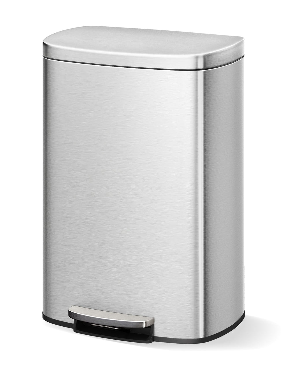 Step-on Stainless Steel Kitchen Trash Can 13 Gal S254