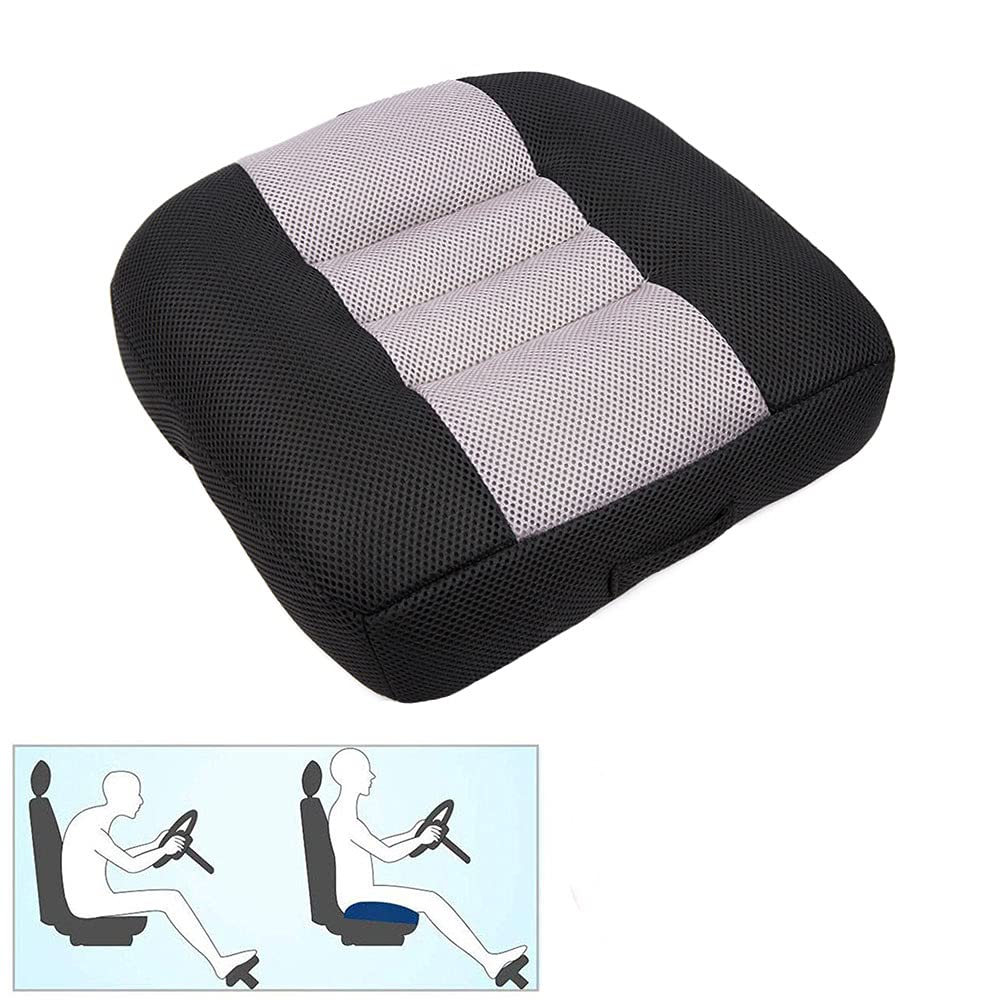 Black Breathable Mesh Car Booster Seat Cushion Z33640
