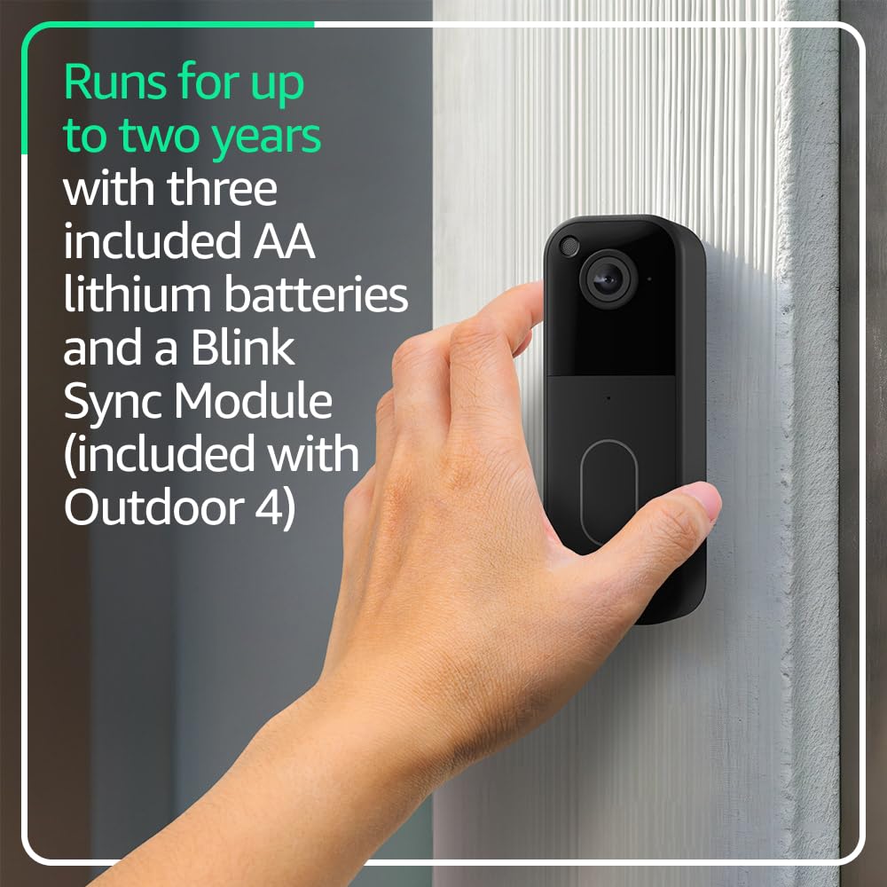 Wireless Video Doorbell + Outdoor Camera System T20242