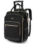 Black Rolling Backpack with Wheels G274326