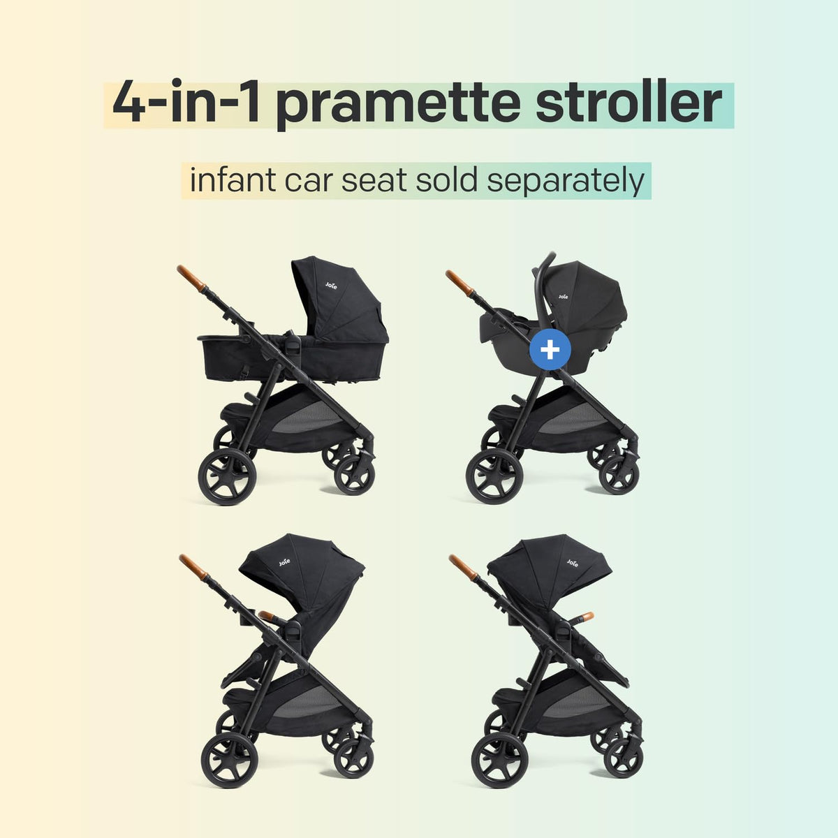 4-in-1 Stroller & Car Seat Travel System Z3775