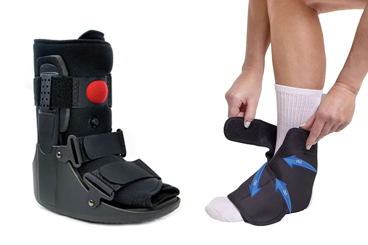 Short CAM Walker Boot with Reusable Ice Pack N978