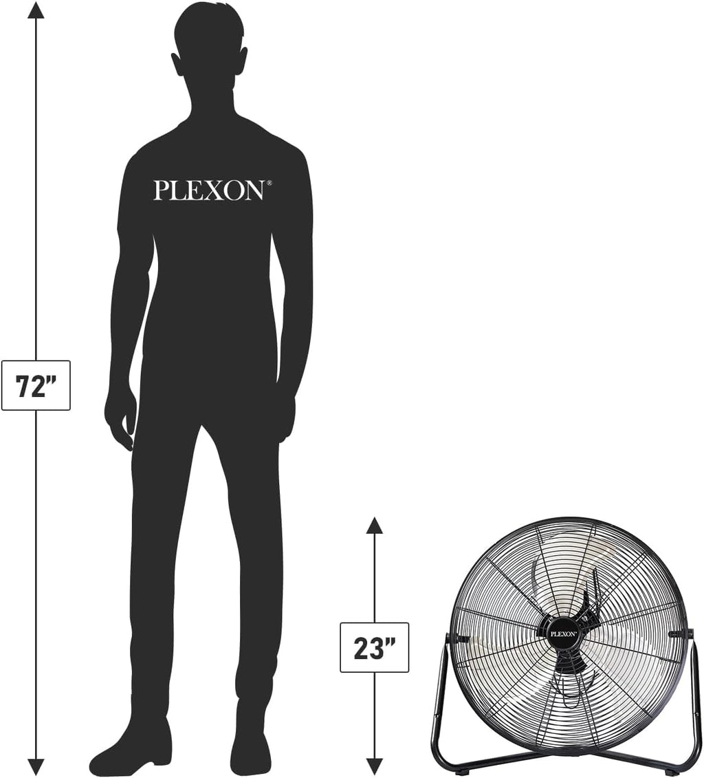 20" High Velocity Floor Fan 2 Pack S689