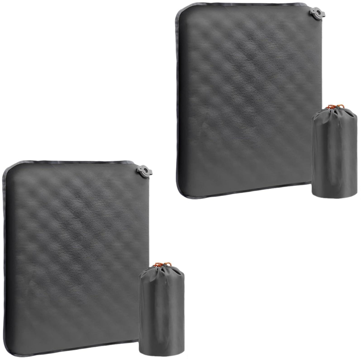 2 Pcs Inflatable Nylon TPU Seat Cushion A7610