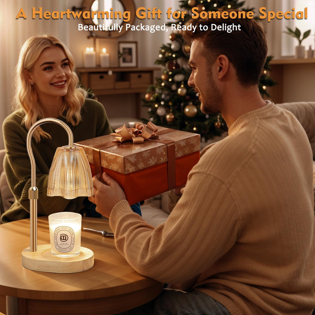 Adjustable Candle Warmer Lamp with Timer & Dimmer J268981