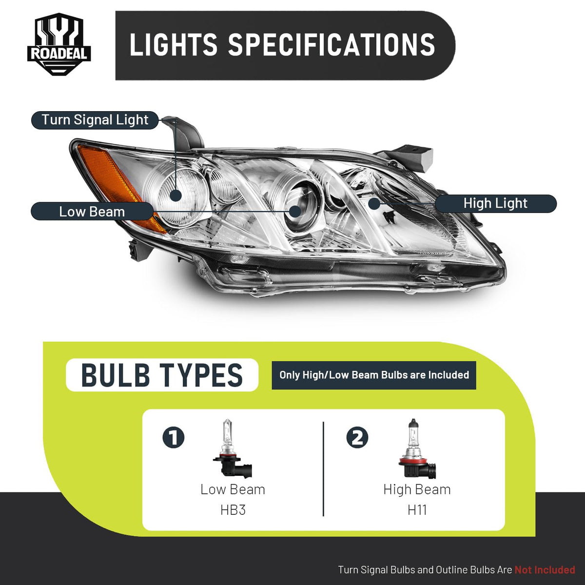 Headlights for Toyota Camry W2234