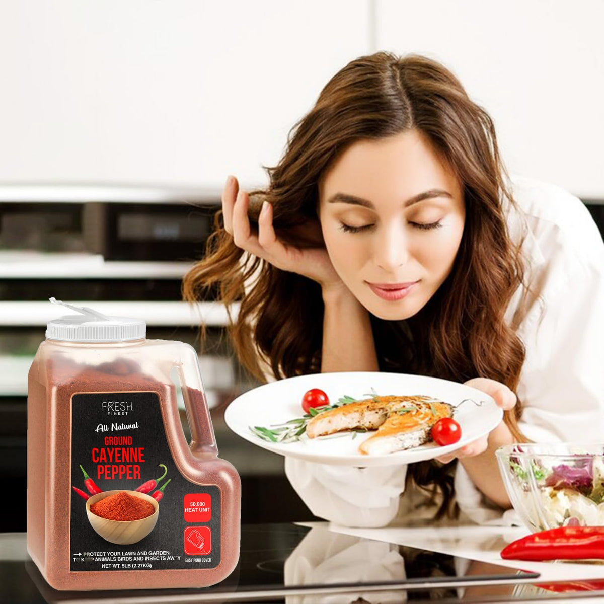 Cayenne Pepper Powder 5 LB Red Pepper Spice D8062