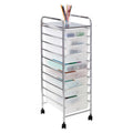 10 Drawer Rolling Storage Cart S248