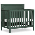 4-in-1 Convertible Mini Baby Crib with Mattress Pad O8925