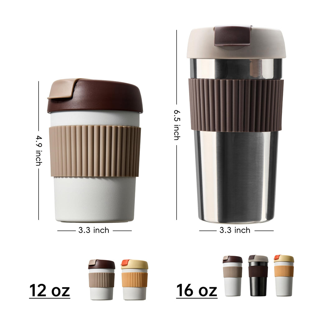Stainless Steel Insulated Coffee Travel Mug 16oz I970715