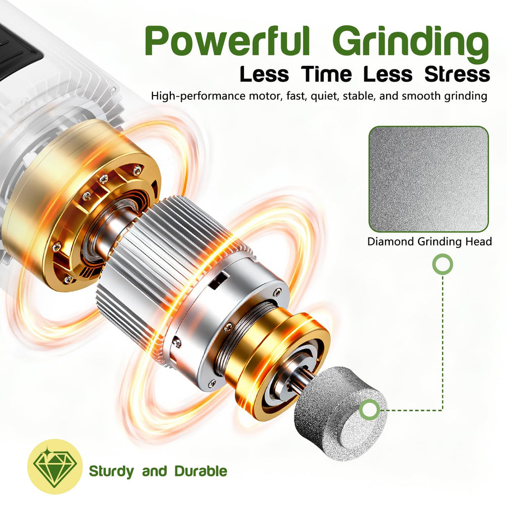 4-Speed Rechargeable Quiet Electric Dog Nail Grinder G874