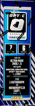 Sealed Mega Box 6 Packs 1 Auto/MEM Football Cards L88954
