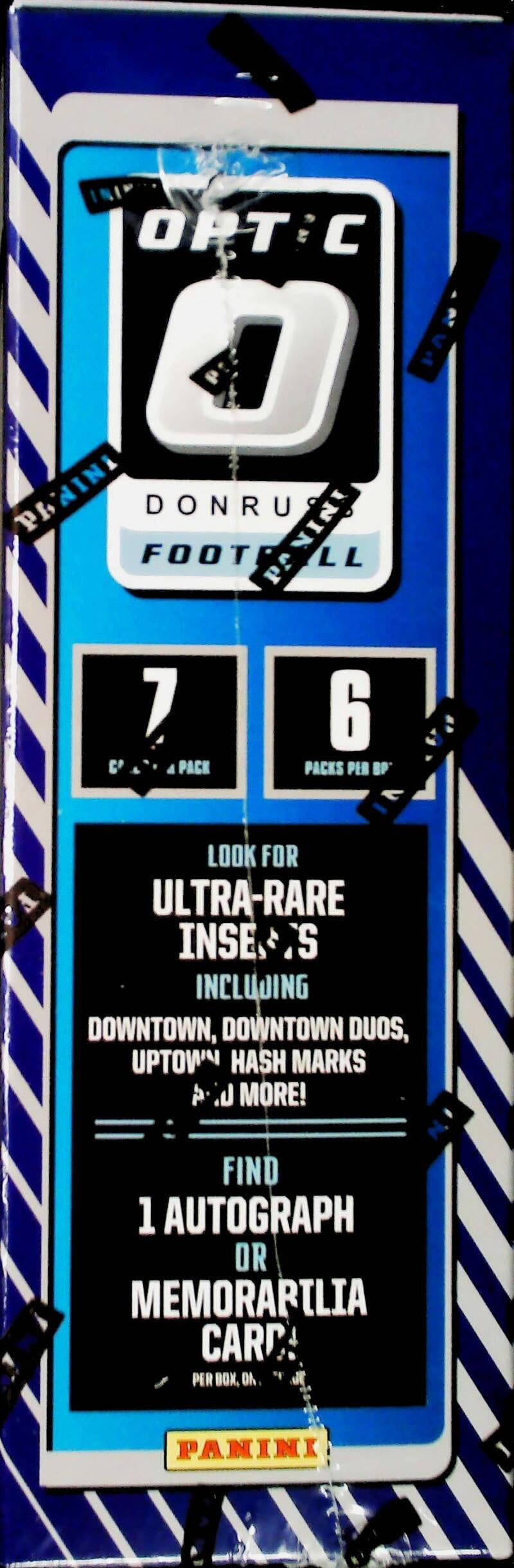 Sealed Mega Box 6 Packs 1 Auto/MEM Football Cards L88954