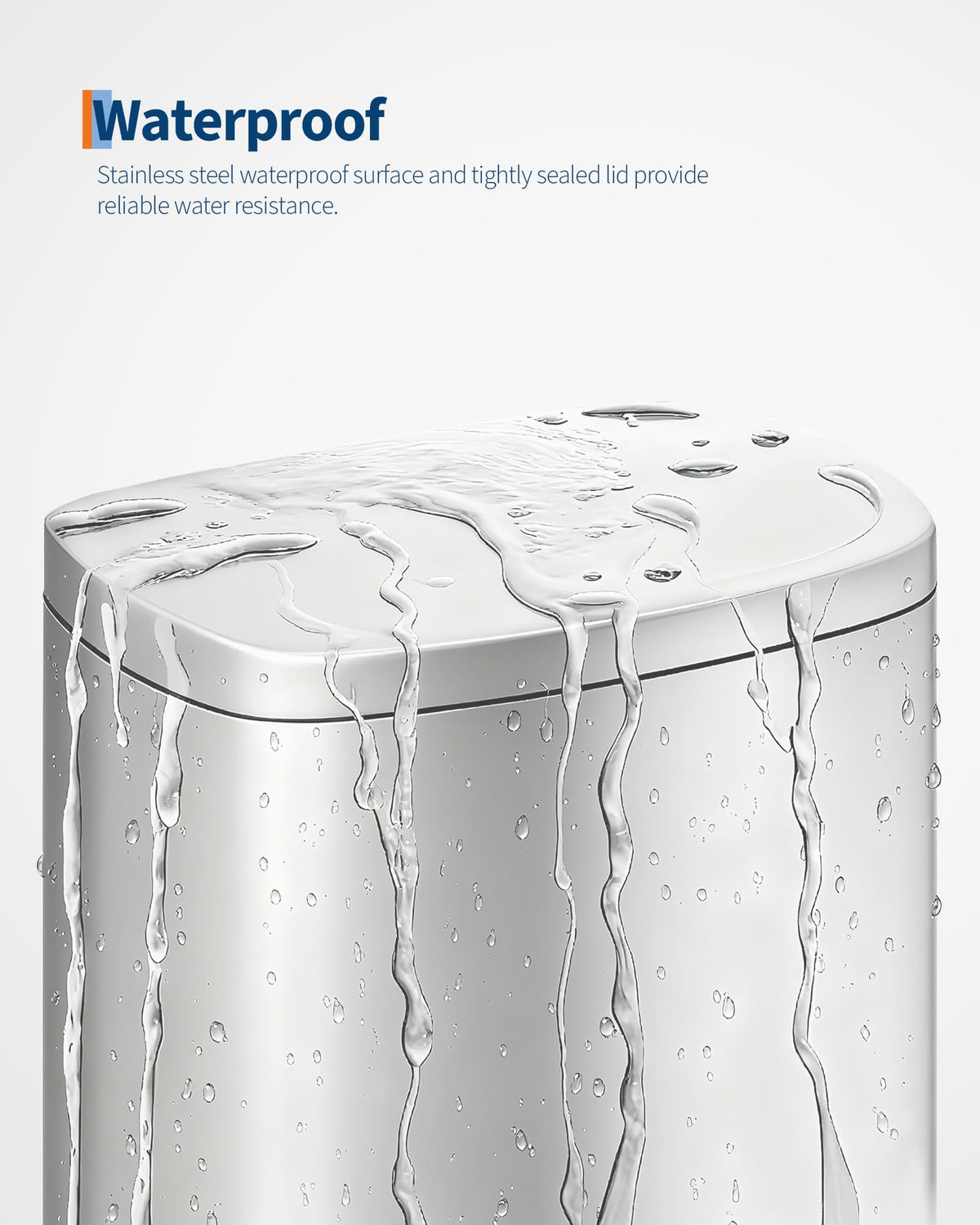 Step-on Stainless Steel Kitchen Trash Can 13 Gal S254