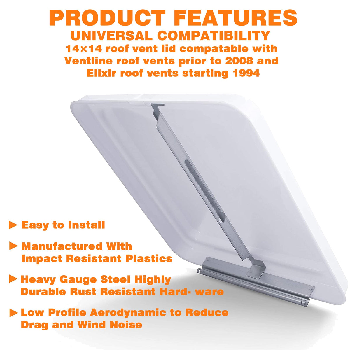 14" RV Roof Vent Cover Z198