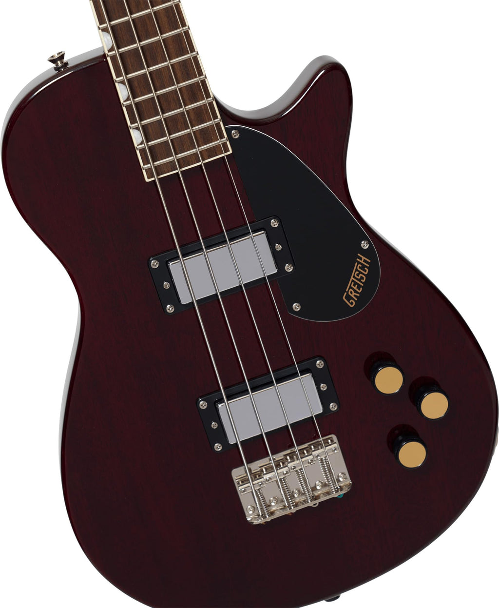 Walnut Stain Short-Scale Electric Bass Guitar W124