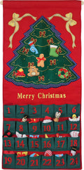 Christmas Advent Calendar with 24 Cloth Ornaments Z3326