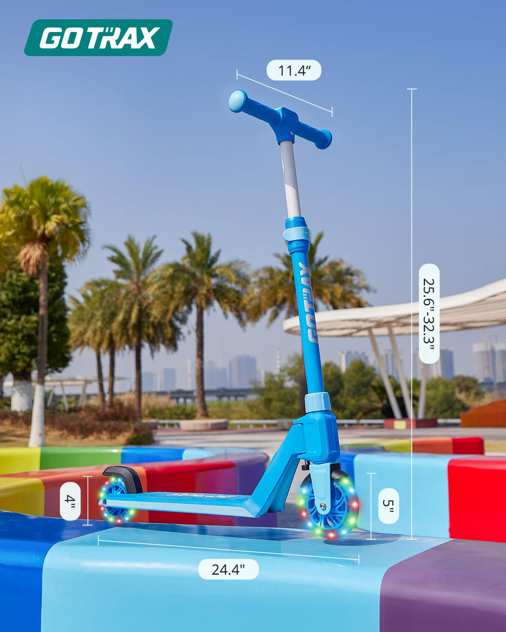 Kids Kick Scooter LED Light 2 Wheels M138