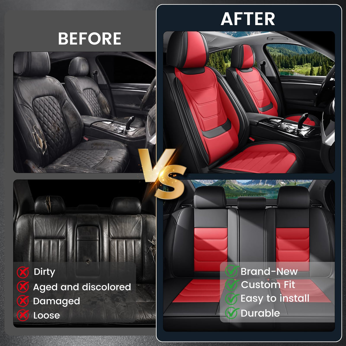 Car Seat Covers Full Set R66165