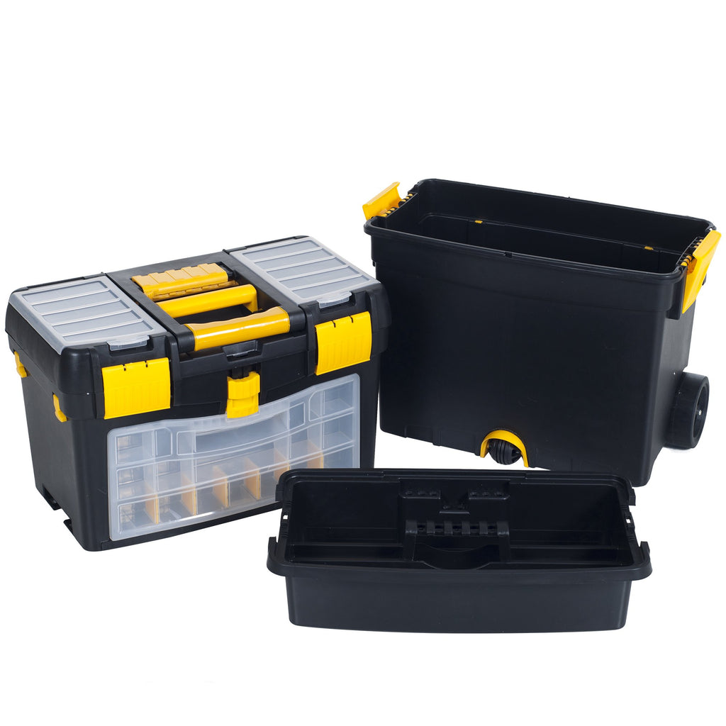 Portable Stackable Toolbox with Wheels and Drawers L711758