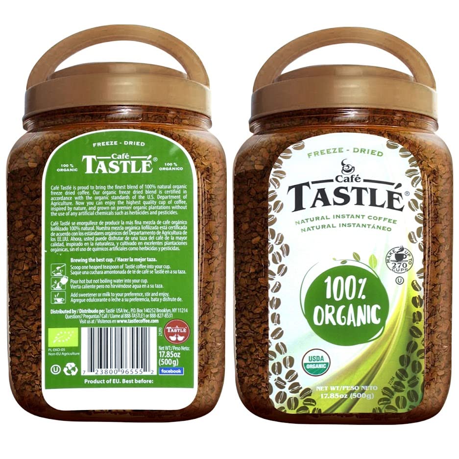 100% Organic Instant Coffee, 17.85 Ounce W1187