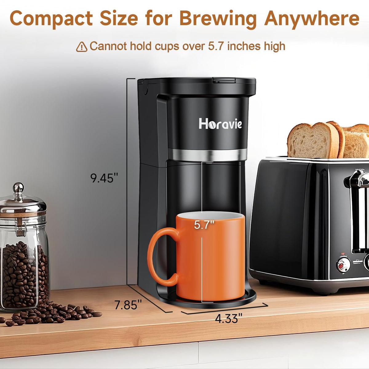 Single Serve Coffee Maker for K-Cup & Grounds K462083
